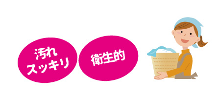 当店の洗濯機の特徴